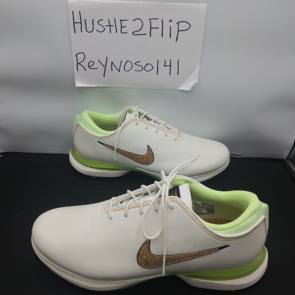 Men's Nike Victory Tour 2 NRG Cork Sail White Barely Volt DB4543-100 Golf Shoes